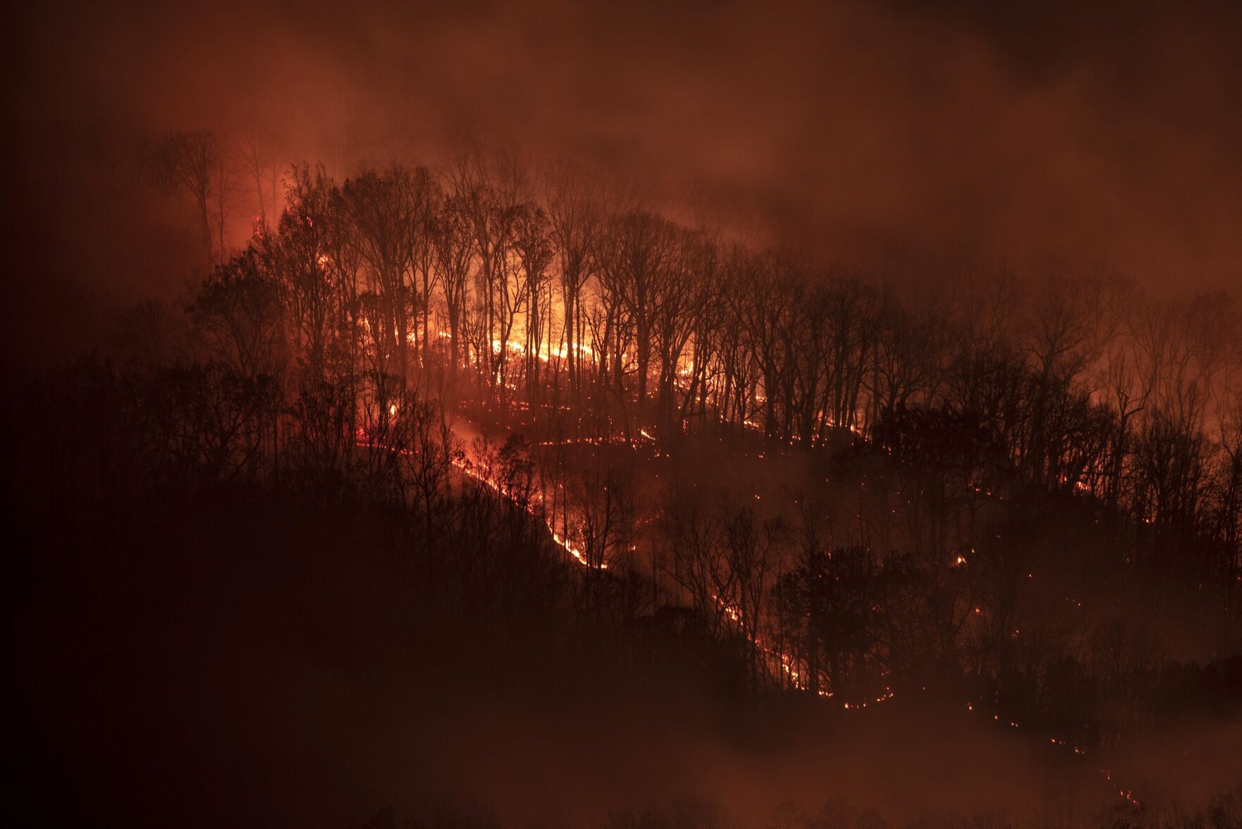 Pilot Mountain Fire